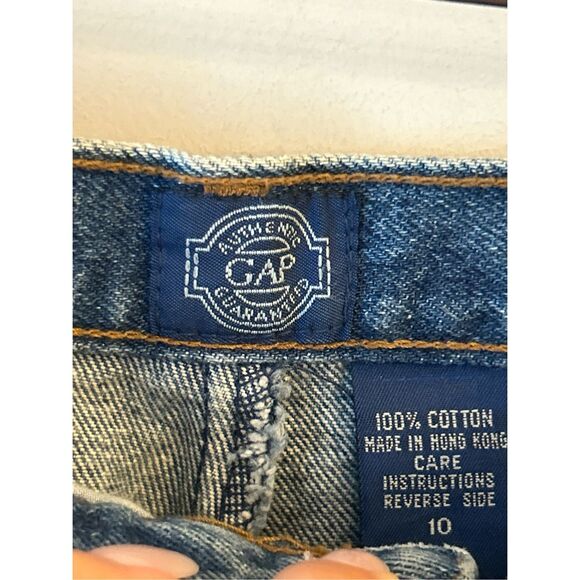 Vintage GAP 80's high-rise tapered cuffed jeans size 10 (today's 4?) pleated old - Picture 6 of 6